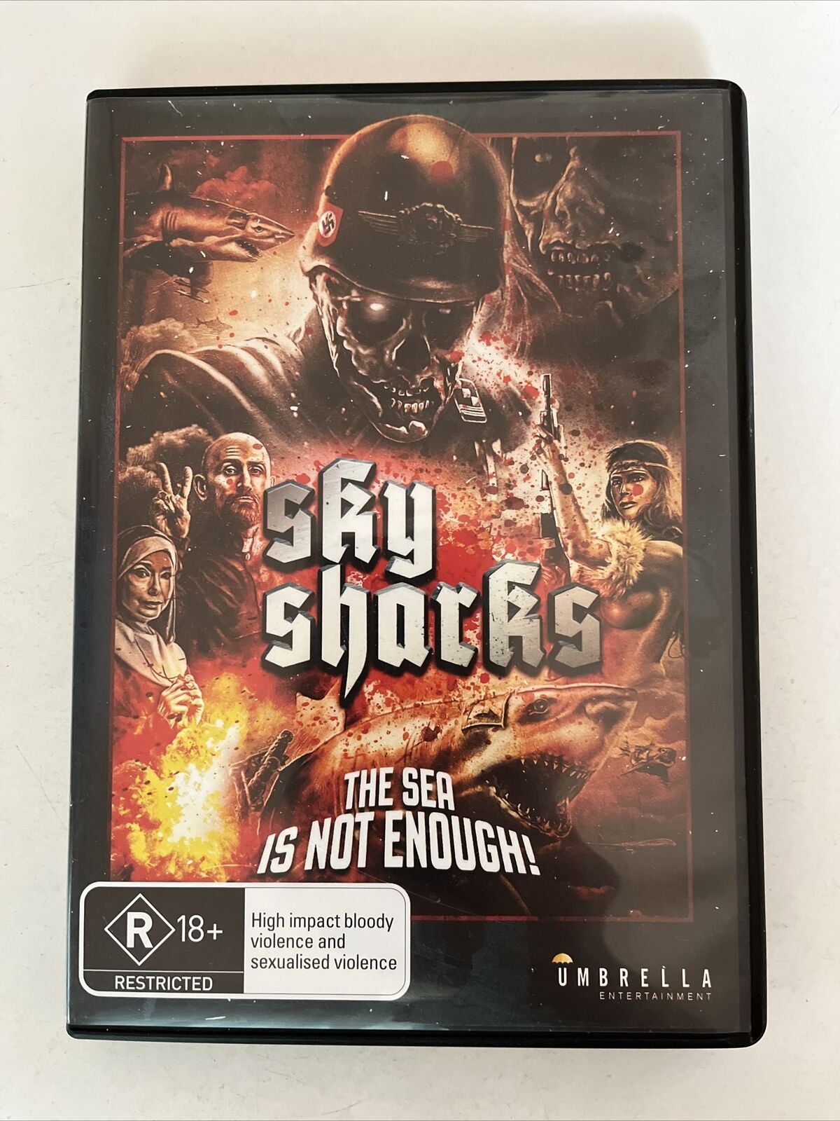 Sky Sharks (DVD, 2020) Thomas Morris, Eva Habermann. Comedy Horror. Region 4