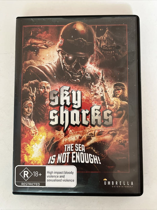 Sky Sharks (DVD, 2020) Thomas Morris, Eva Habermann. Comedy Horror. Region 4