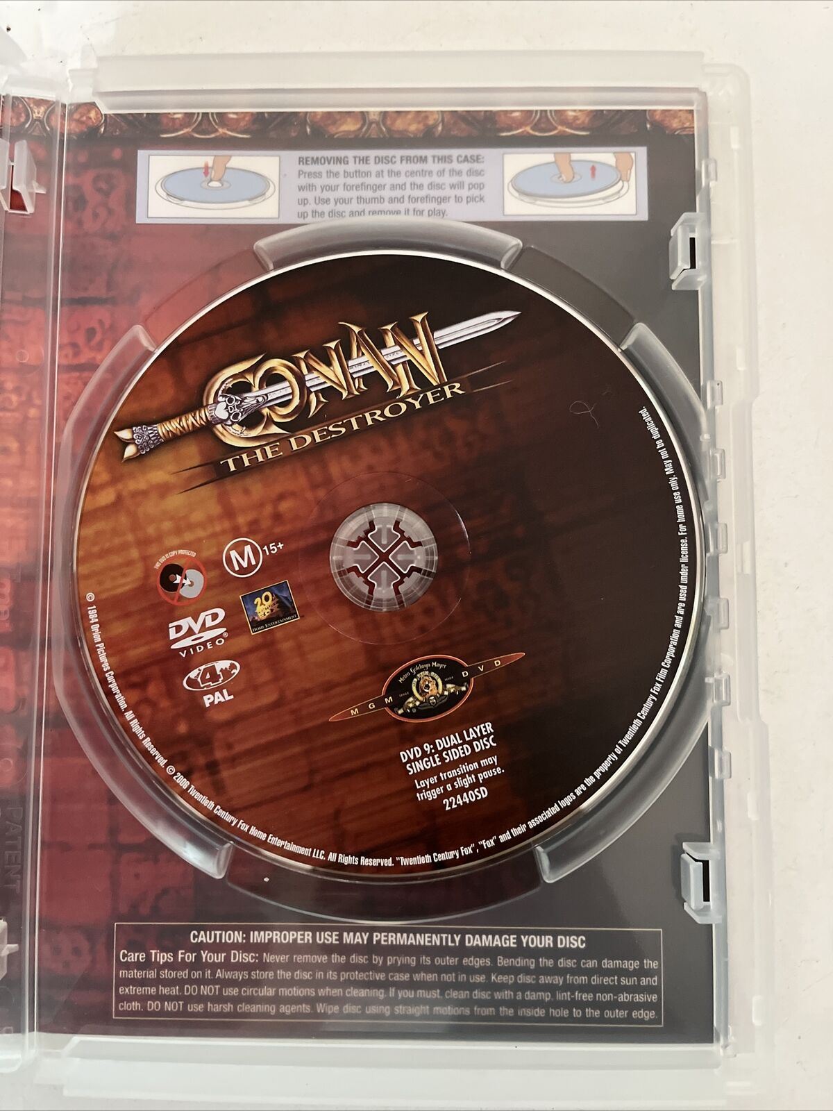 Conan The Destroyer - Special Edition (DVD, 1984) Arnold Schwarzenegger. Region4