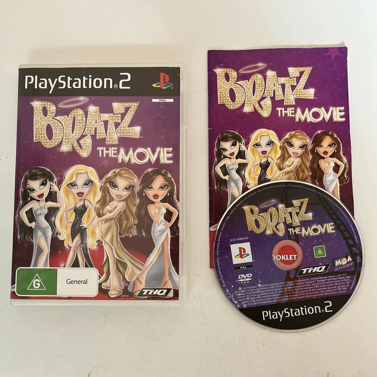 Bratz The Movie - PS2 PlayStation 2 PAL Game with Manual