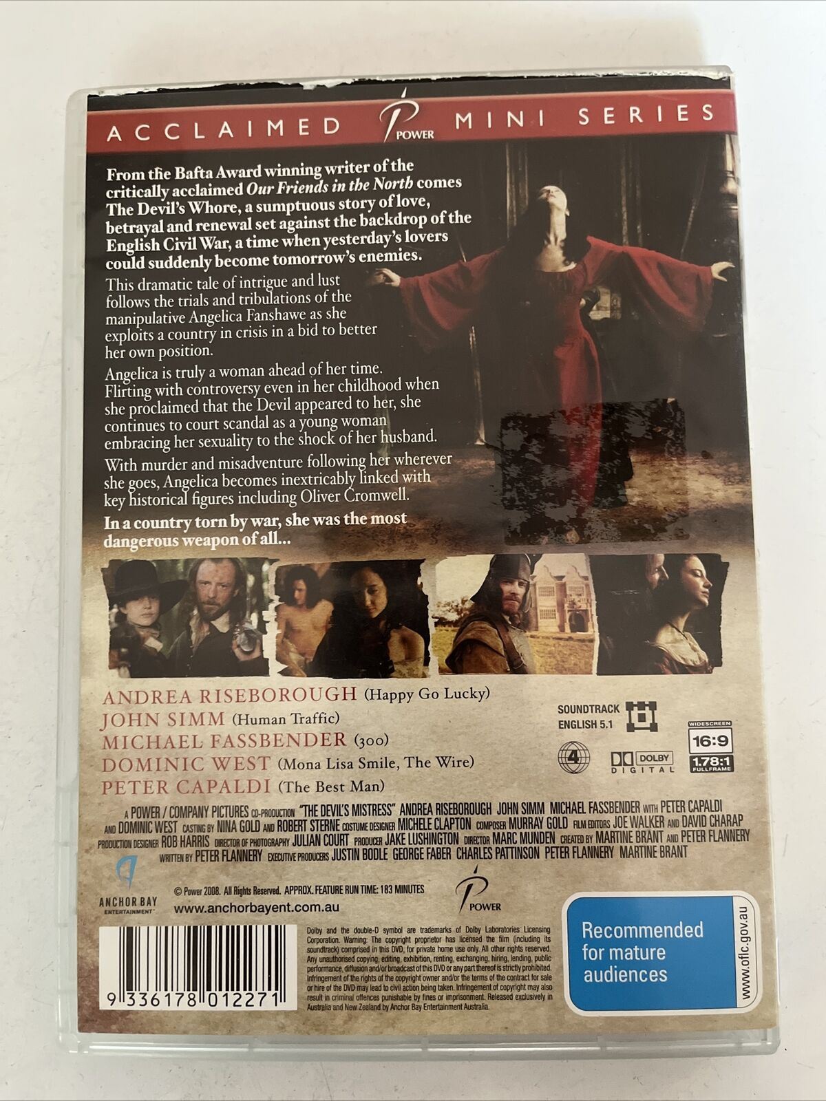 The Devil's Whore (DVD, 2008, 2-Disc) English Civil War Drama Series Complete