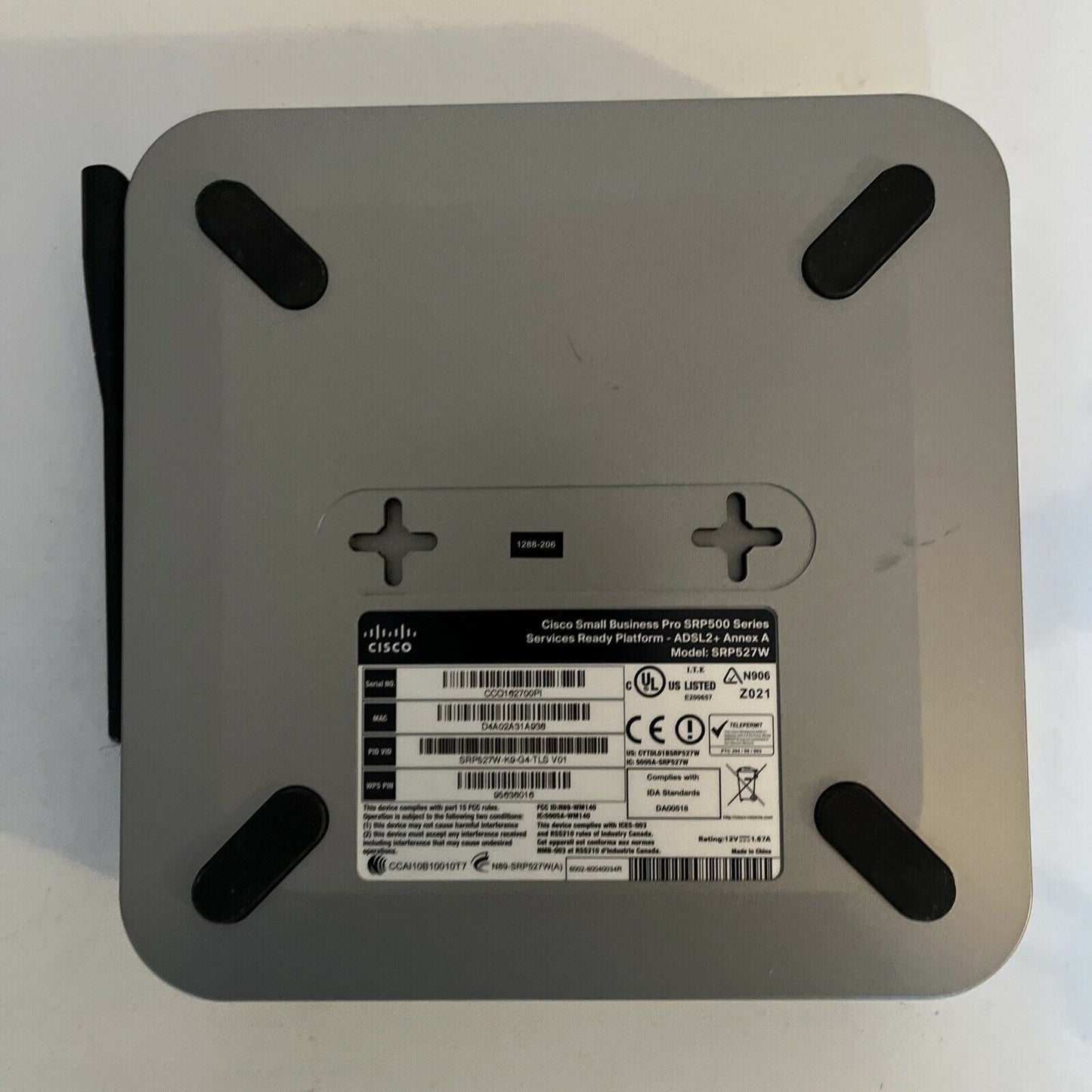 CISCO Small Business Pro SRP527W ADSL2+ Annex A Modem Router