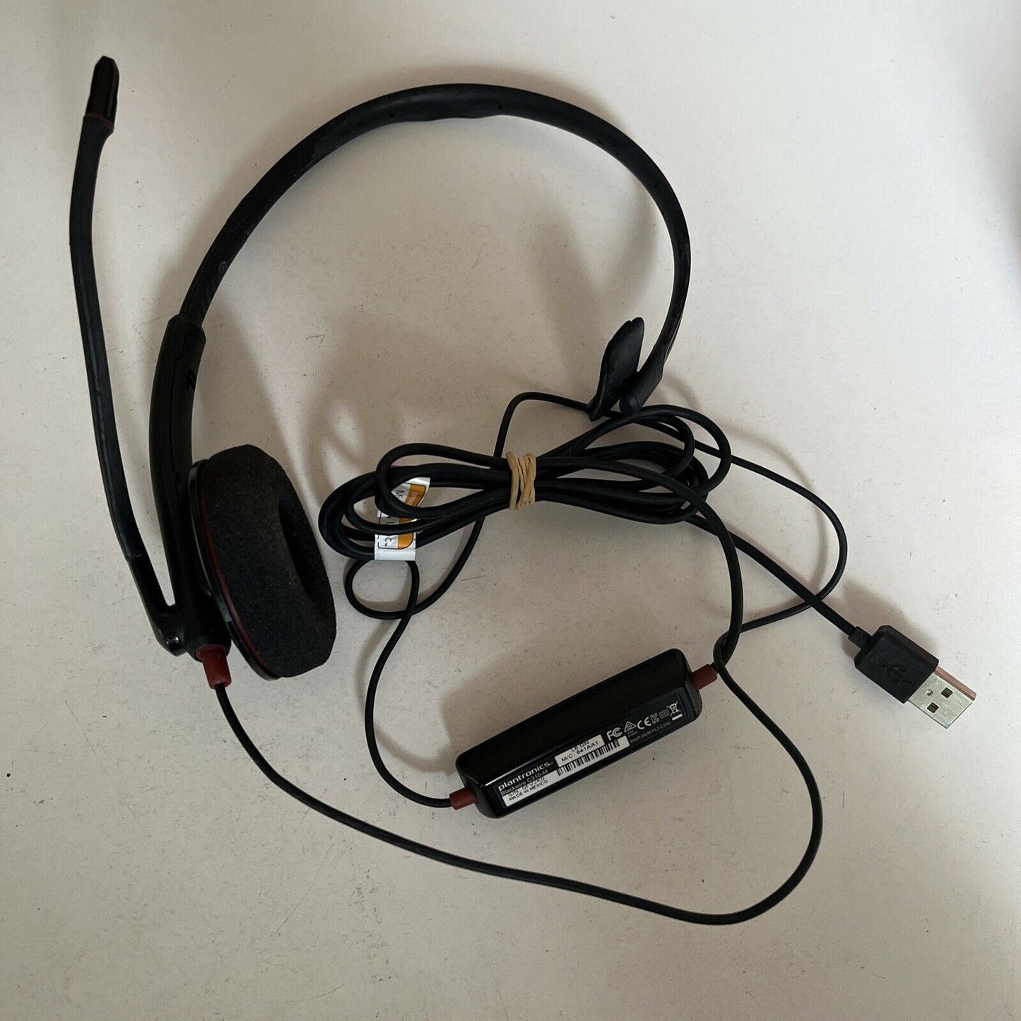 Plantronics Blackwire C310-M Computer USB Headset Monaural Black