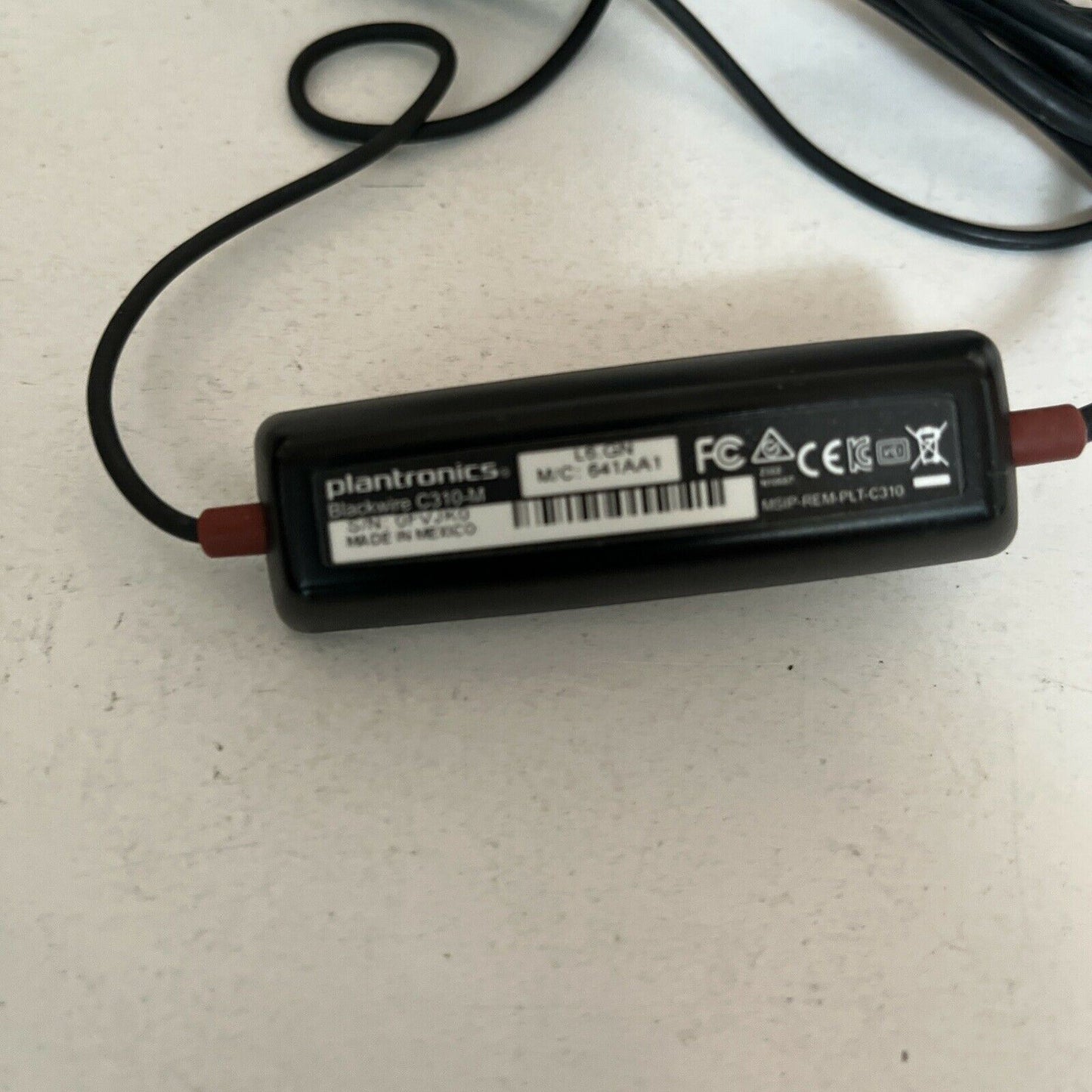 Plantronics Blackwire C310-M Computer USB Headset Monaural Black
