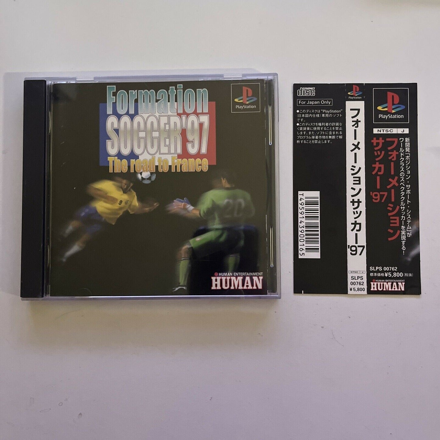 Formation Soccer 97: The Road To France - PlayStation PS1 NTSC-J Japan Game