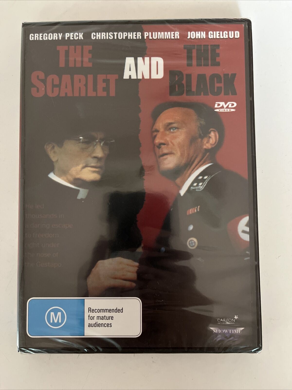 *New* The Scarlet and The Black (DVD, 1983) Gregory Peck. True History. Region 4