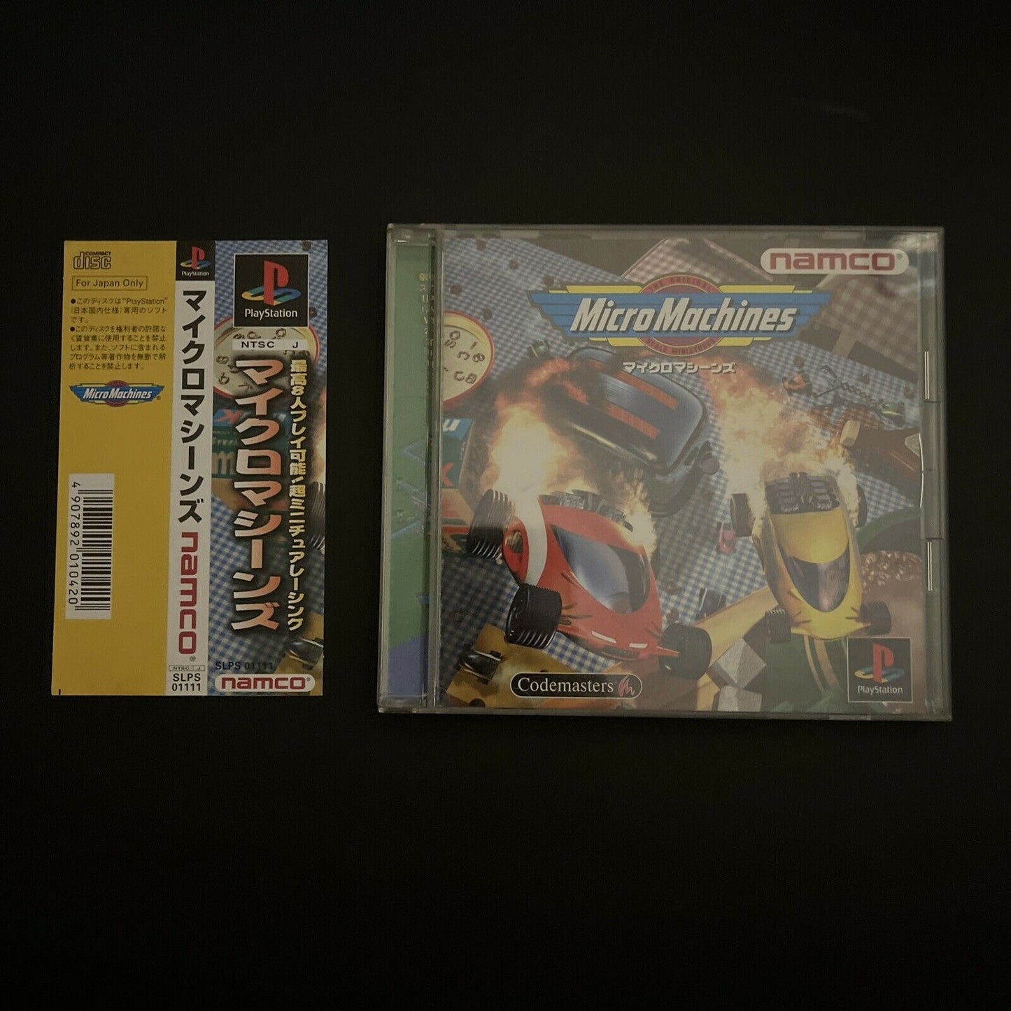 Micro Machines - PlayStation PS1 NTSC-J Japan Arcade Racing Game