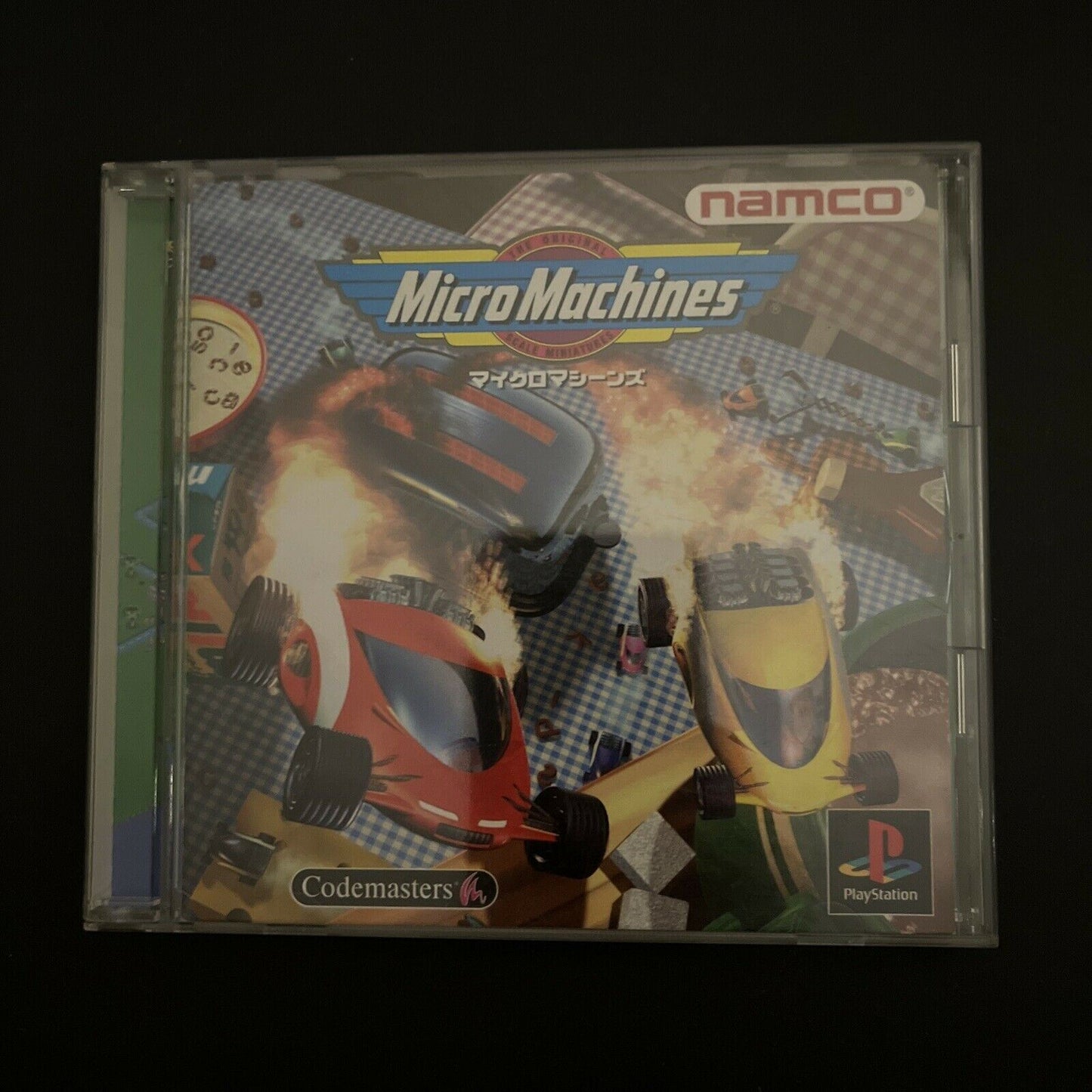 Micro Machines - PlayStation PS1 NTSC-J Japan Arcade Racing Game