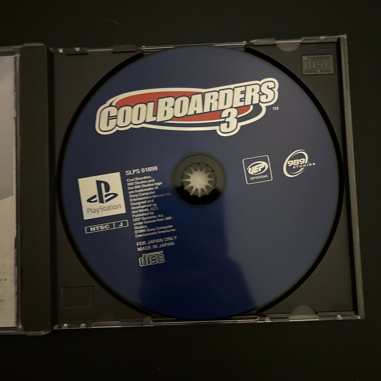 Cool Boarders 3 - PlayStation PS1 NTSC-J Japan Snowboarding Game