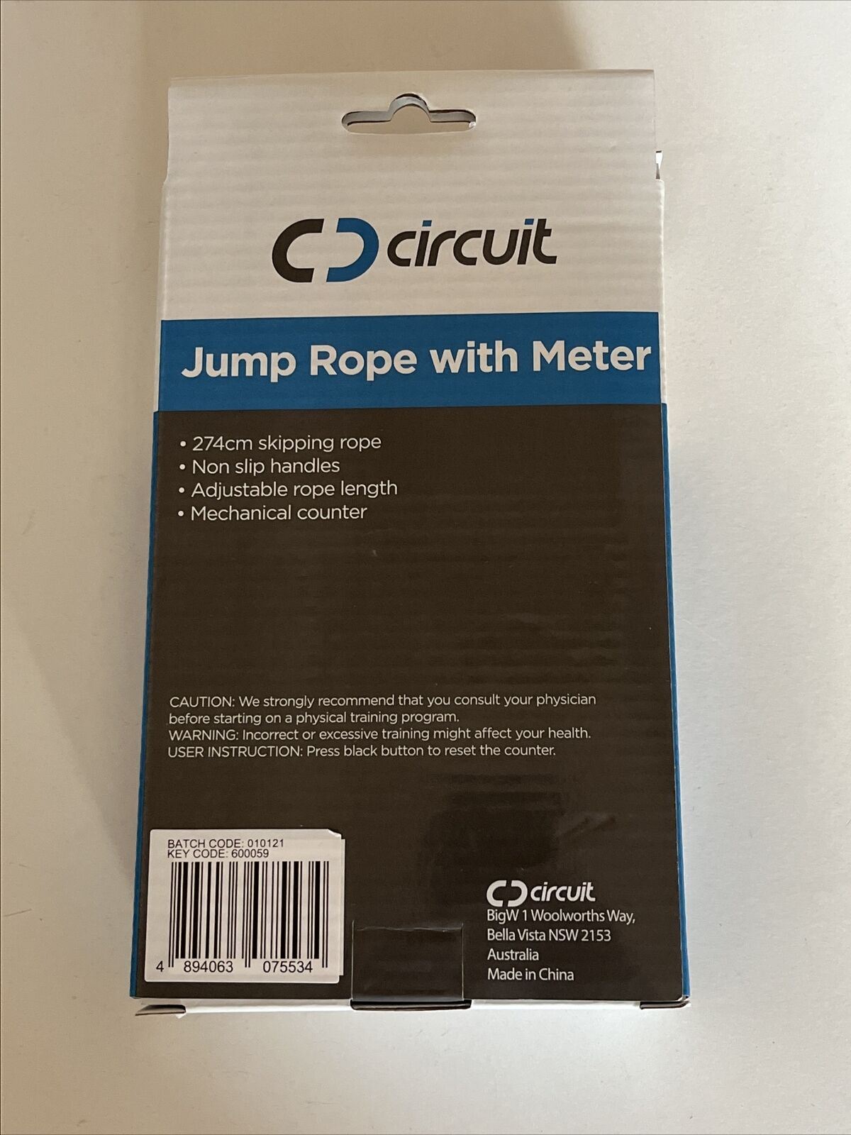 Circuit Jump Rope With Meter