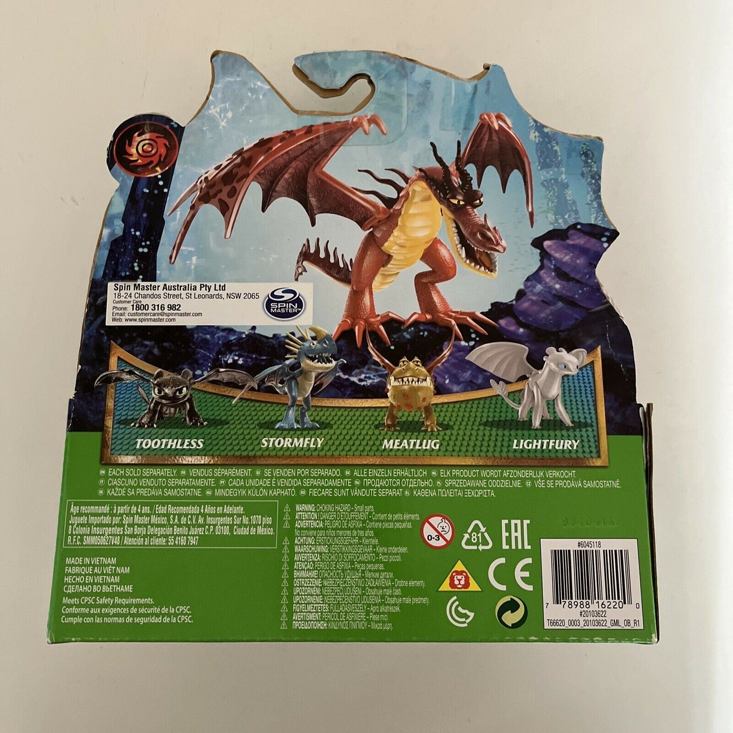 New How to Train Your Dragon The Hidden World 8" Action Figure Hookfang