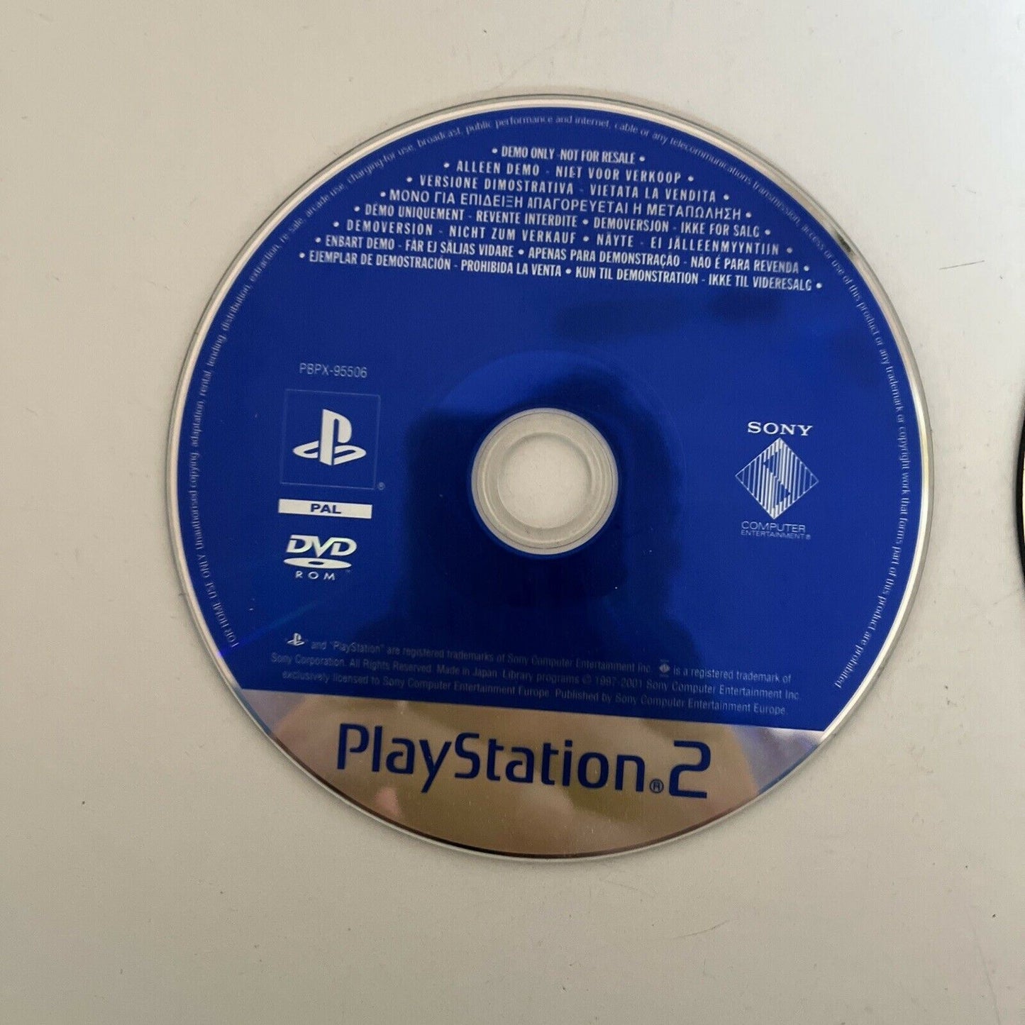 Official Sony Playstation 1 & 2 PAL Launch Demo Disc