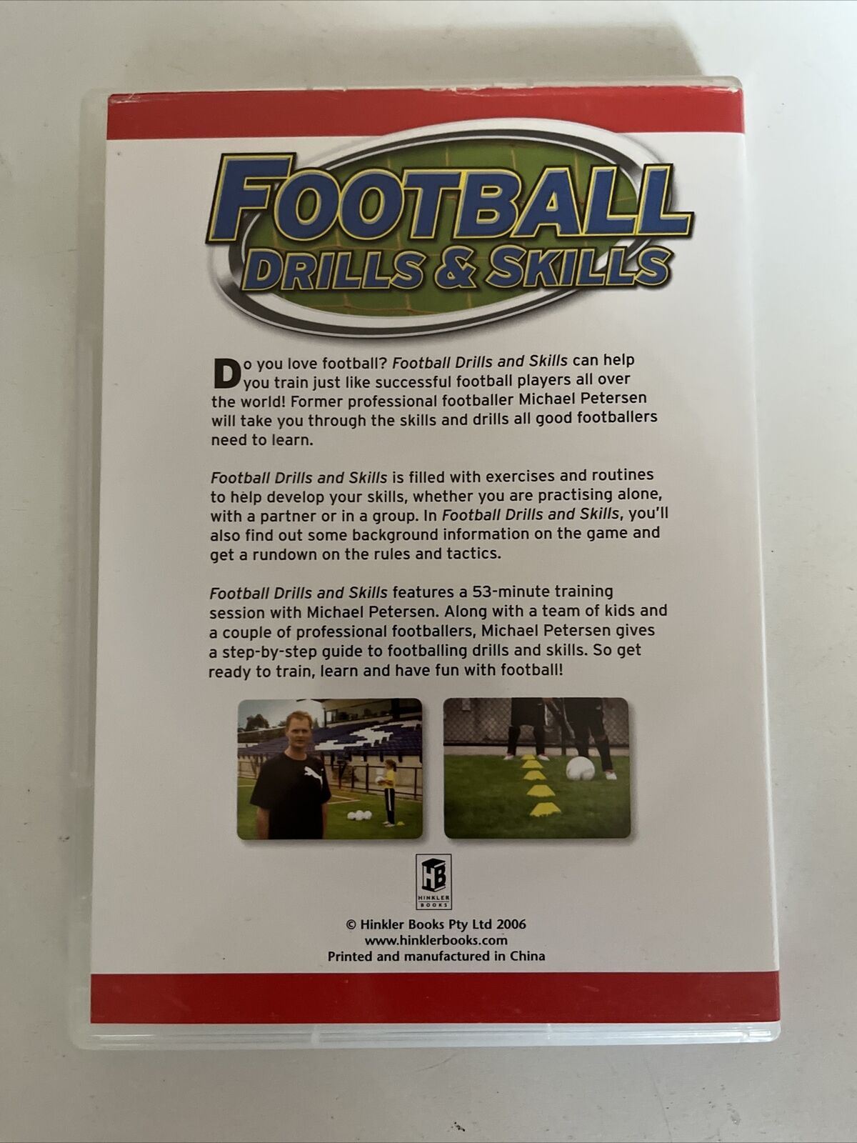 Football Drills & Skills by Michael Peterson (DVD) Basics Routines Exercises