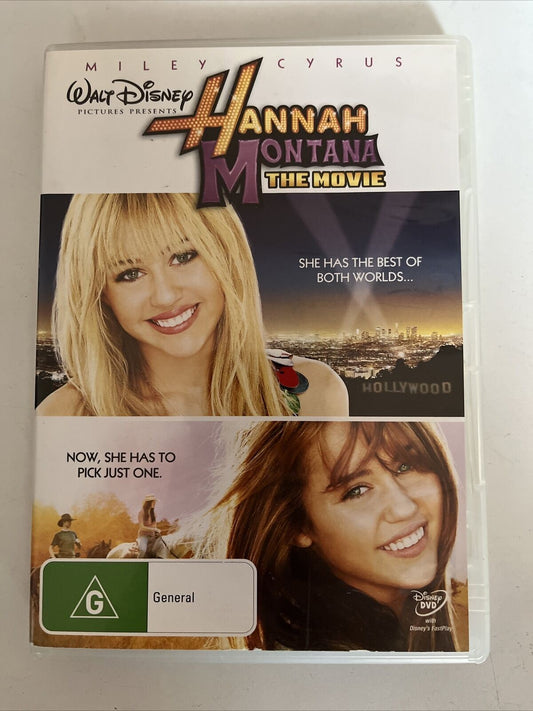 Hannah Montana - The Movie (DVD, 2009) Miley Cyrus, Billy Ray Cyrus. Region 4