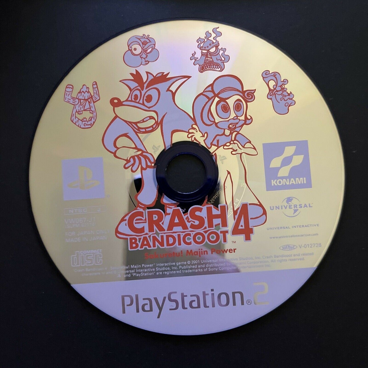 Crash Bandicoot 4 - PlayStation PS2 NTSC-J Japan Platformer Game