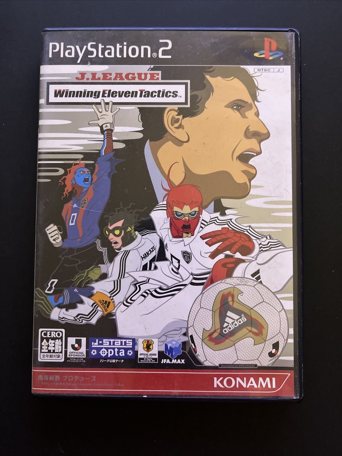 J League Winning Eleven Tactics - PlayStation PS2 NTSC-J Japan Soccer Sim Game