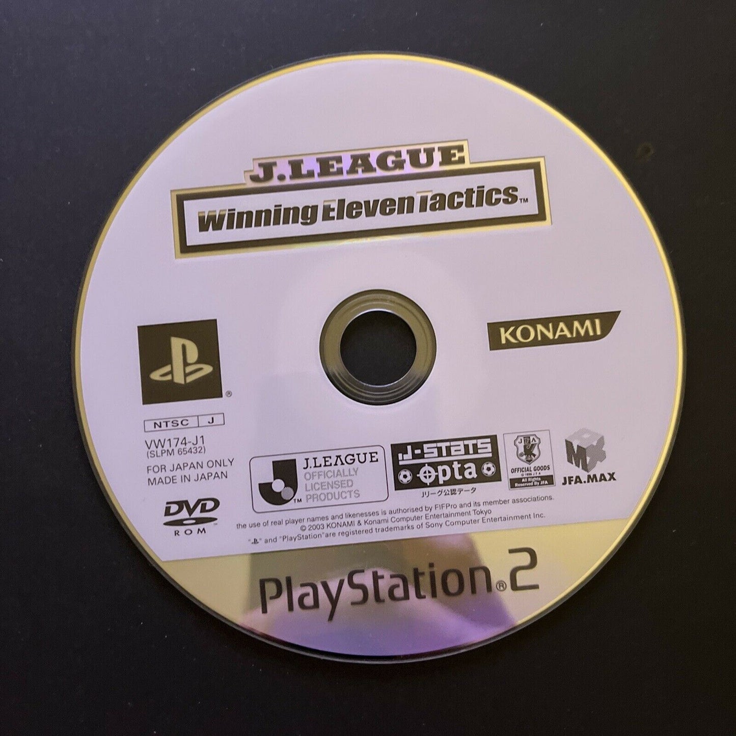 J League Winning Eleven Tactics - PlayStation PS2 NTSC-J Japan Soccer Sim Game