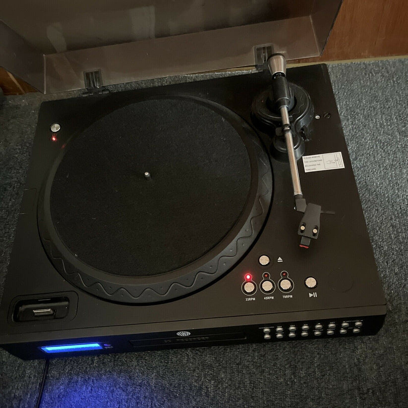AWA iPhone Docking Turntable Record Player & CD Player & CDR/RW Recor