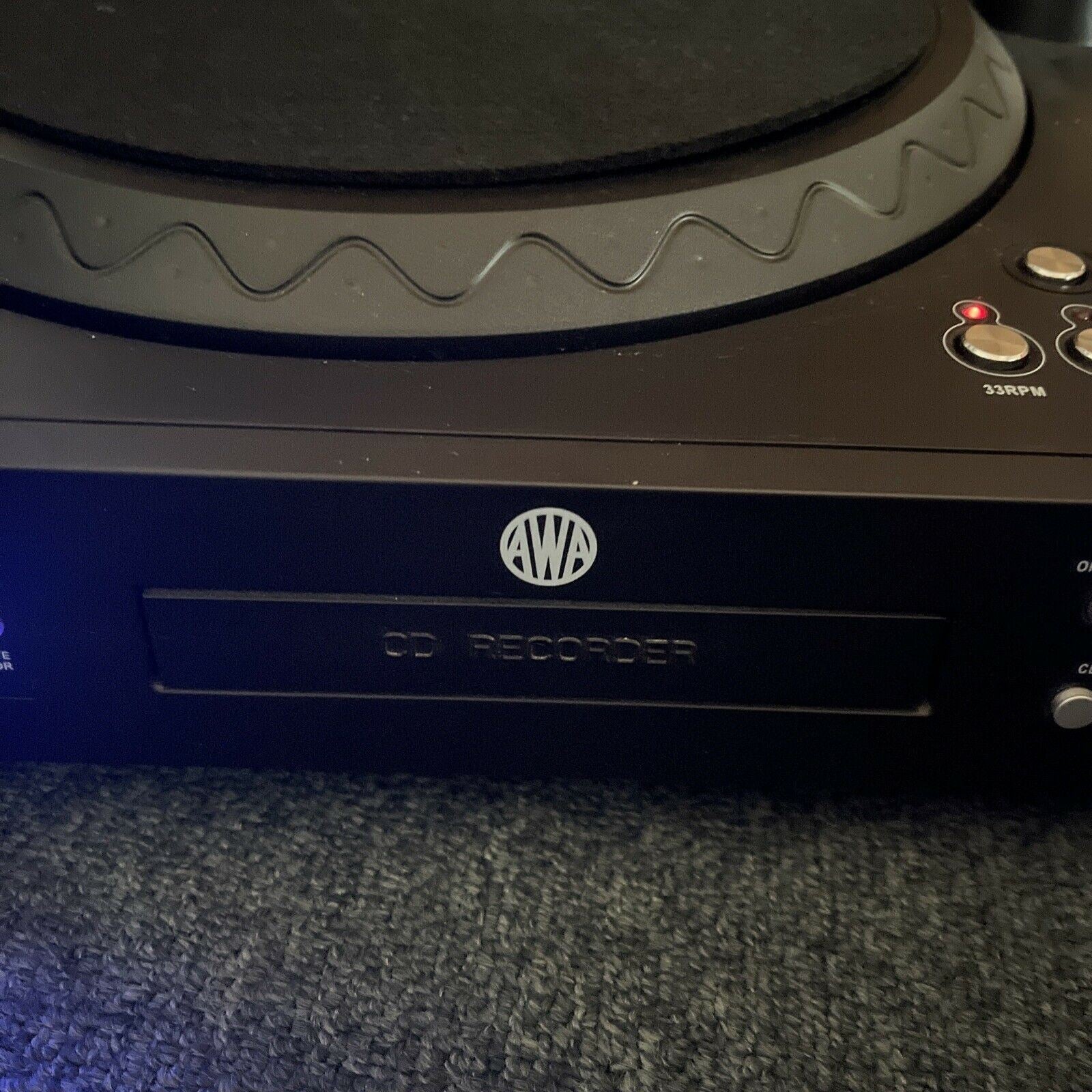 AWA iPhone Docking Turntable Record Player & CD Player & CDR/RW Recor