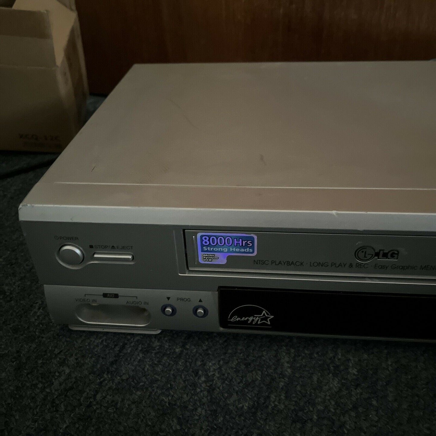 LG EC290W VCR PAL/NTSC VHS 6 Head Player & Recorder - Long Play & Record