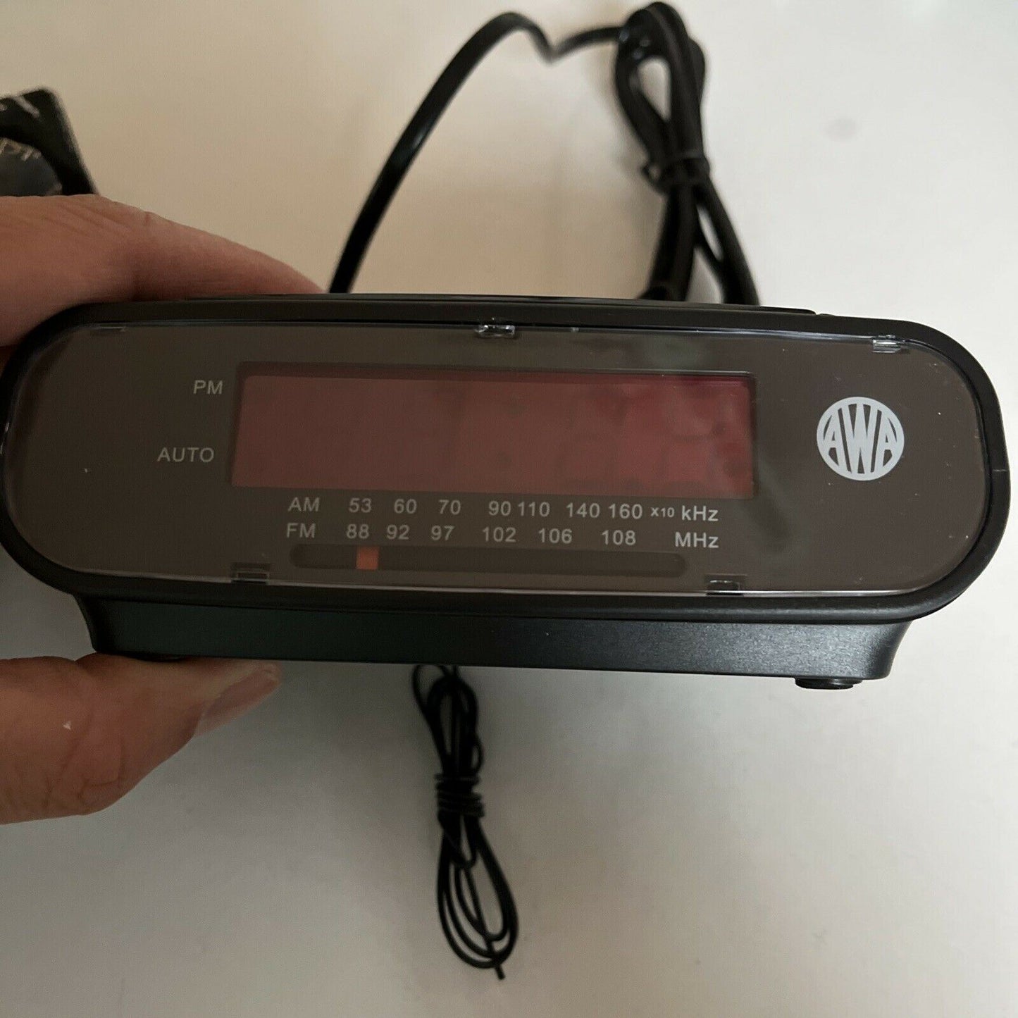 AWA AM/FM Alarm Clock Radio CR-325