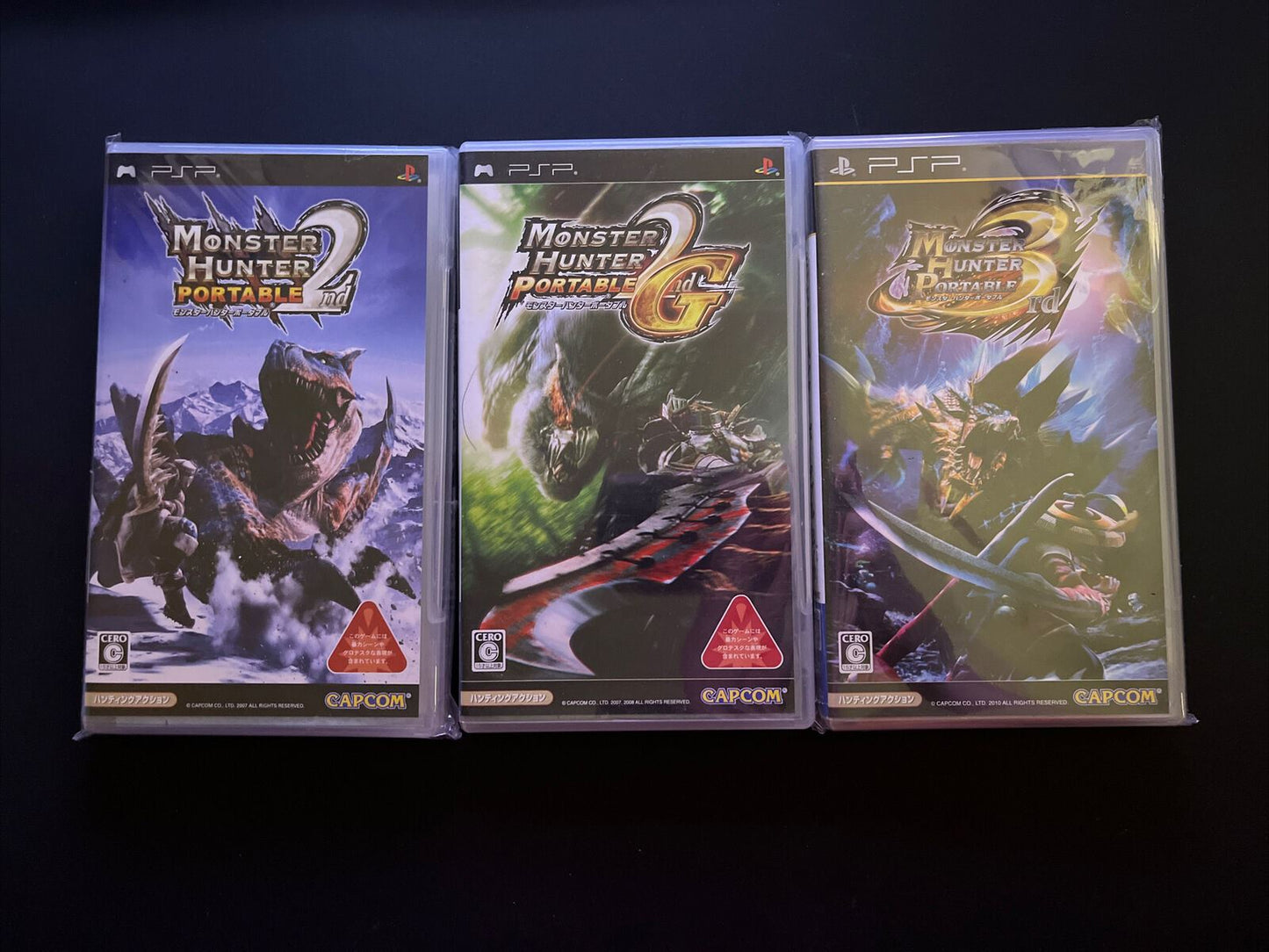 Monster Hunter Portable 2, 2G & 3 - Sony PSP Japan Action Hunting Game