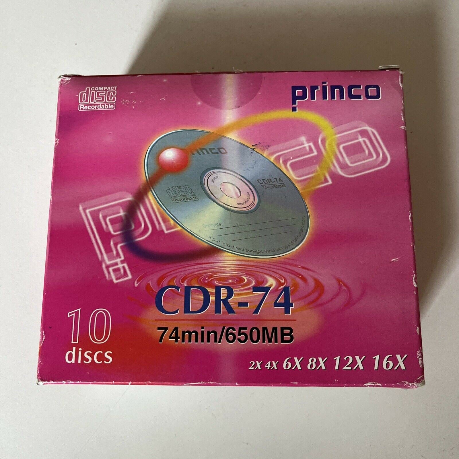 Princo 10 Blank CD-R – Retro Unit