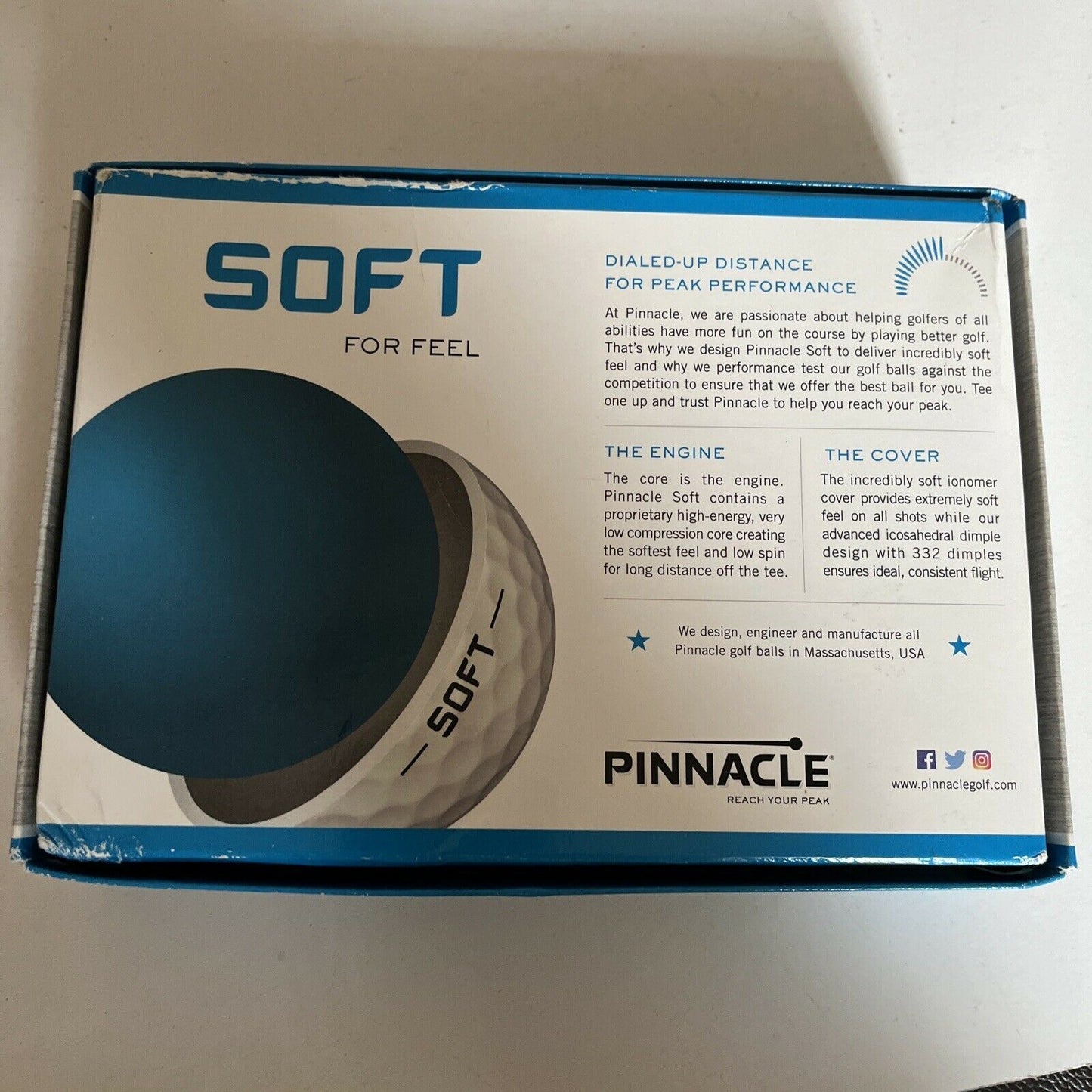 12x Dunlop Masters Pro Golf Balls 6x Pinnacle Soft Golf Balls