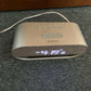 Oregon Scientific Resonance Dual Bluetooth/AUX Speaker/Alarm Clock Time/Day/Date