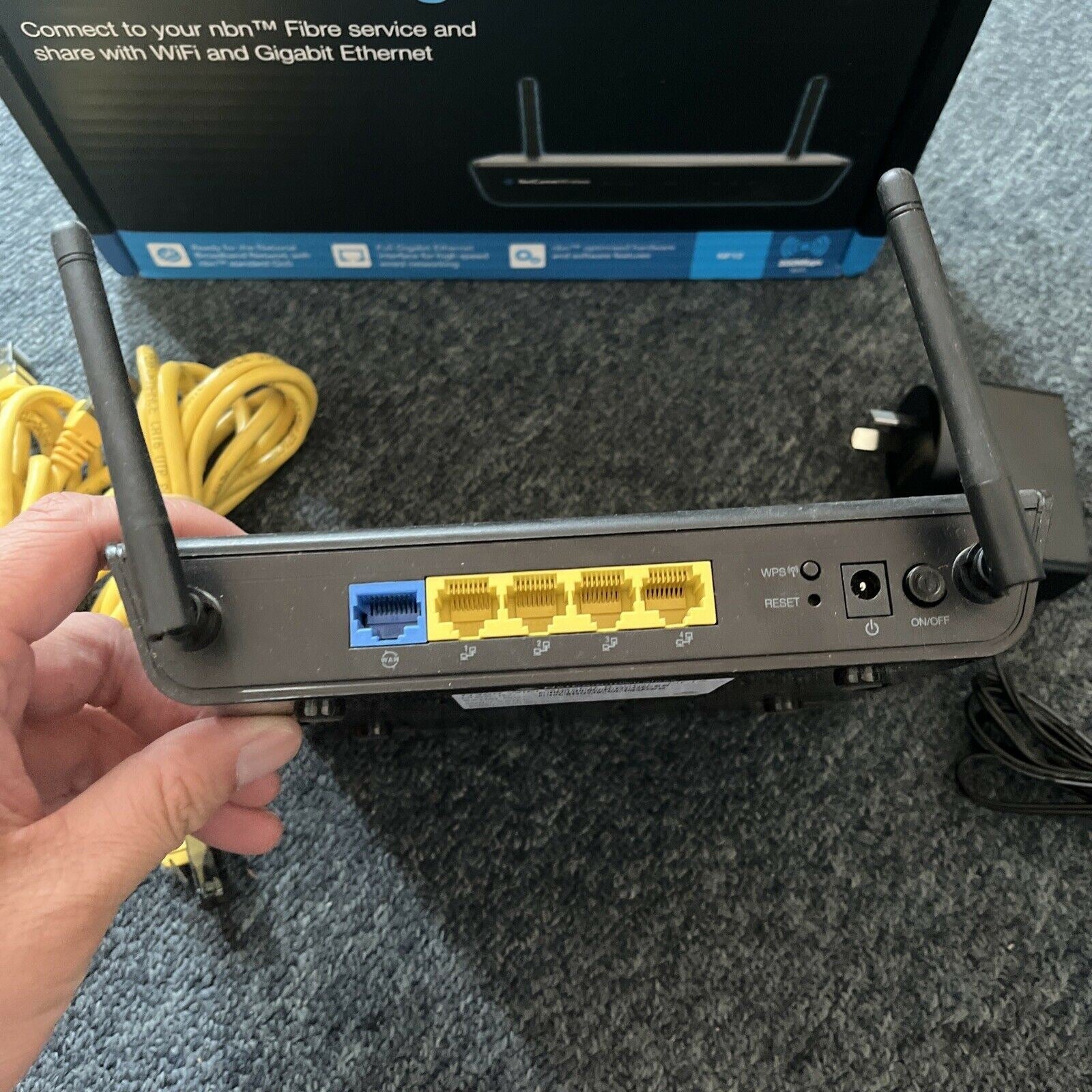 Netcomm Wireless NF12 N300 Wifi Gigabit Router NBN Ready – Retro Unit