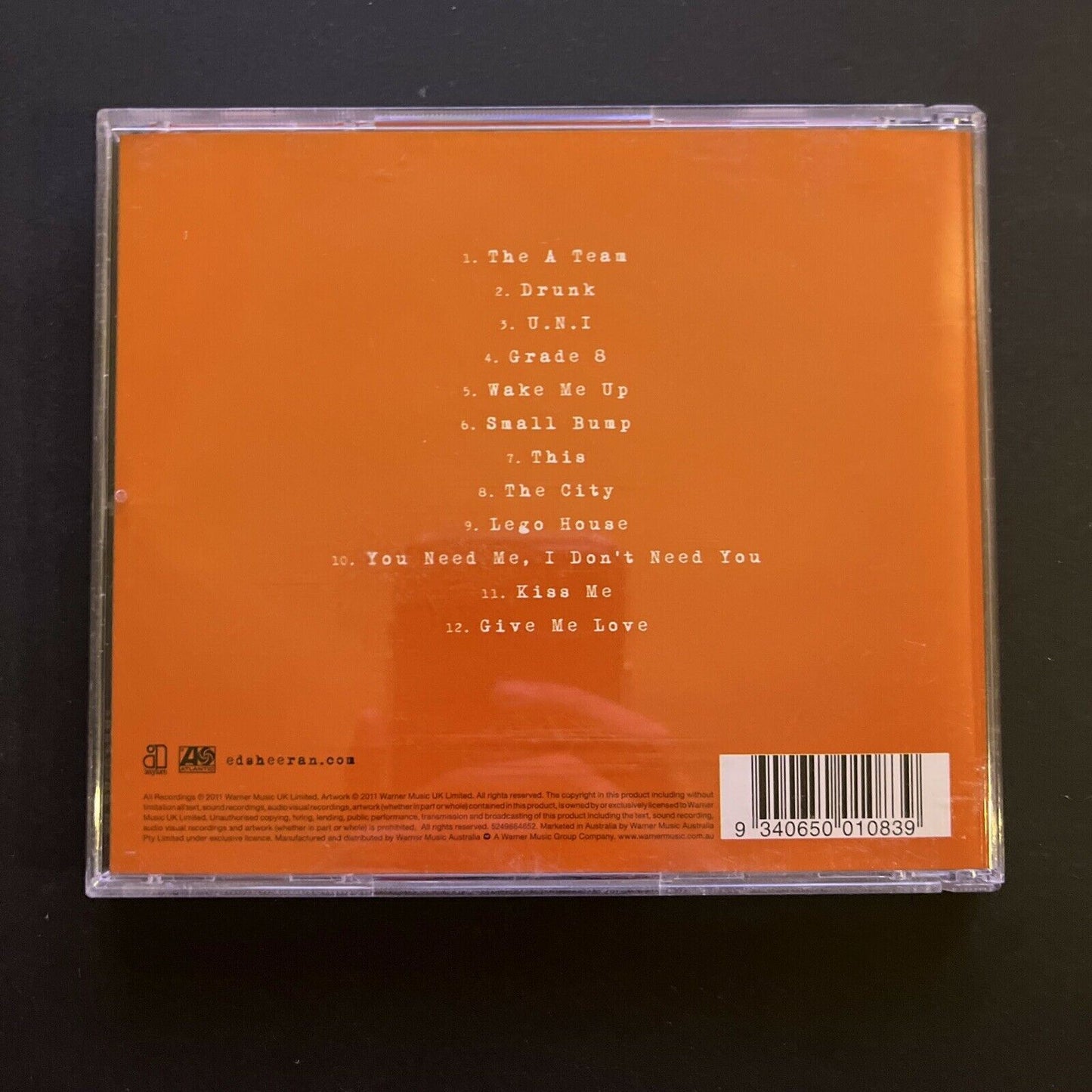 ED SHEERAN Plus ( + ) CD Album