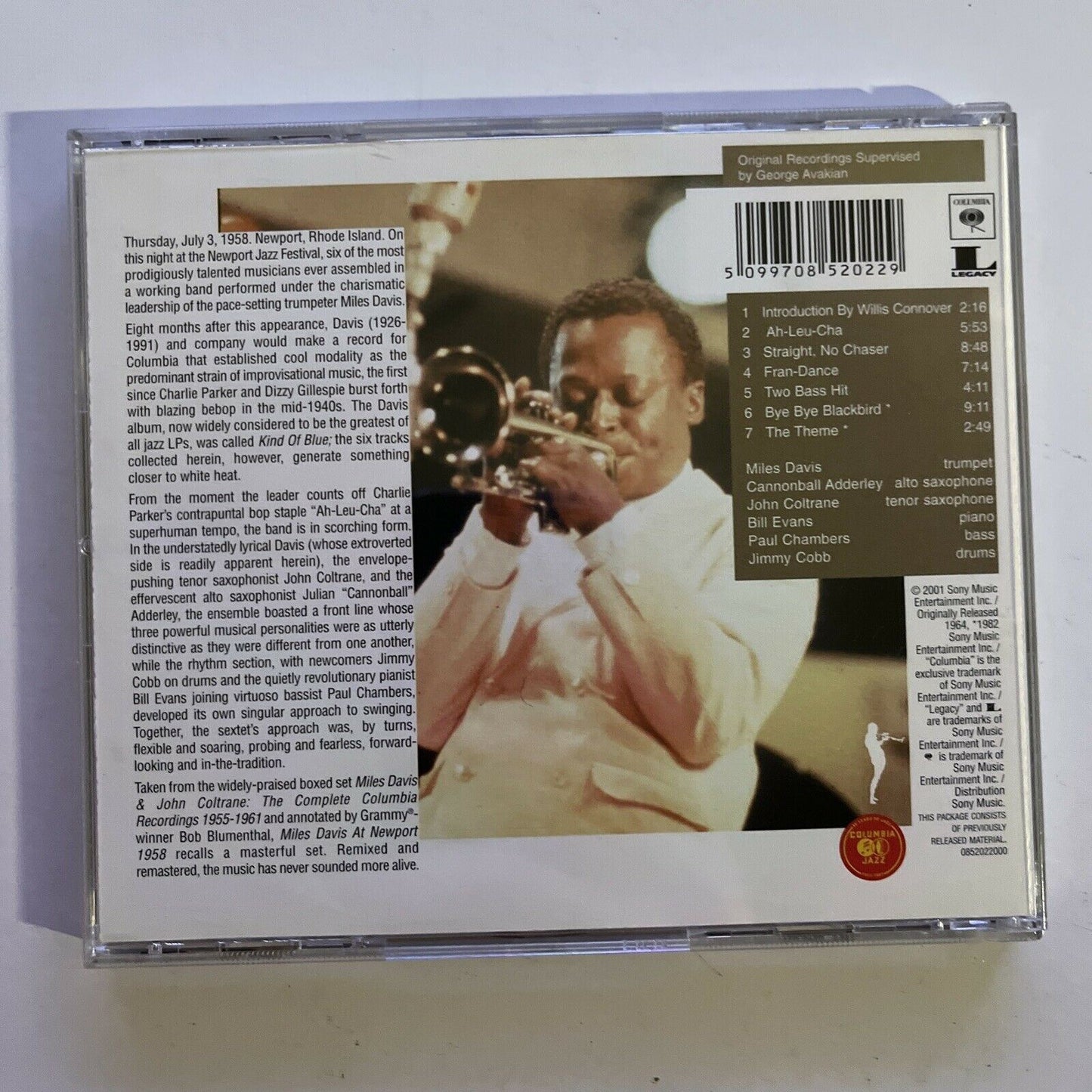 Miles Davis At Newport 1958 CD Album