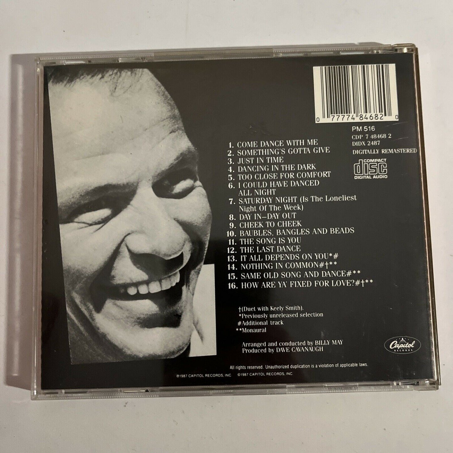 Frank Sinatra – Come Dance With Me! CD Album with Bonus Tracks