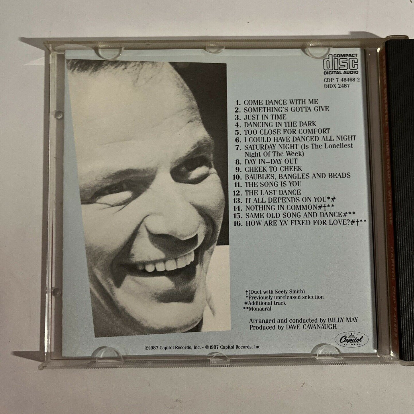 Frank Sinatra – Come Dance With Me! CD Album with Bonus Tracks