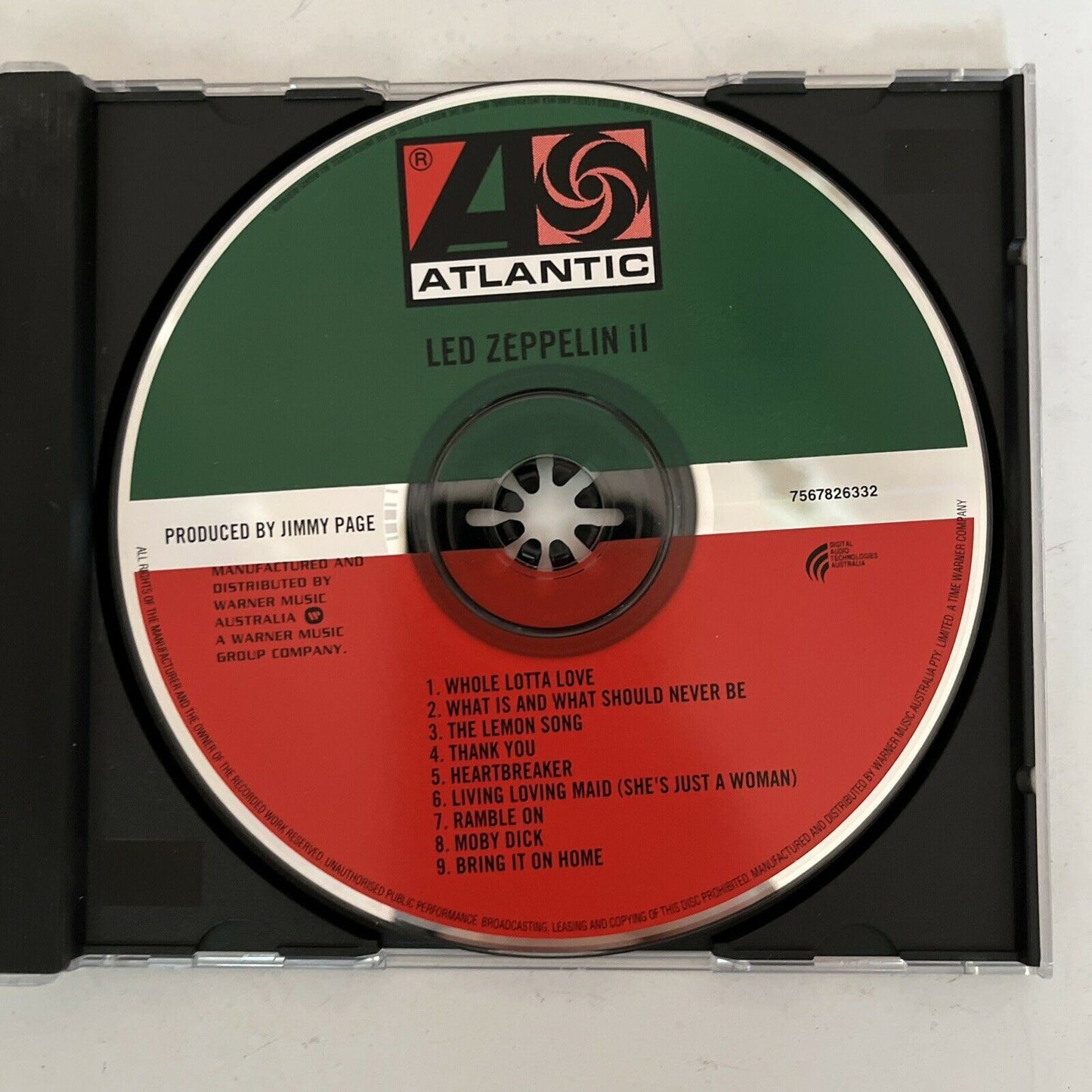 Led Zeppelin – Led Zeppelin II (CD, 1969) Remastered Album