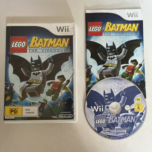 LEGO Batman The VideoGame -  Nintendo Wii PAL Game with Manual