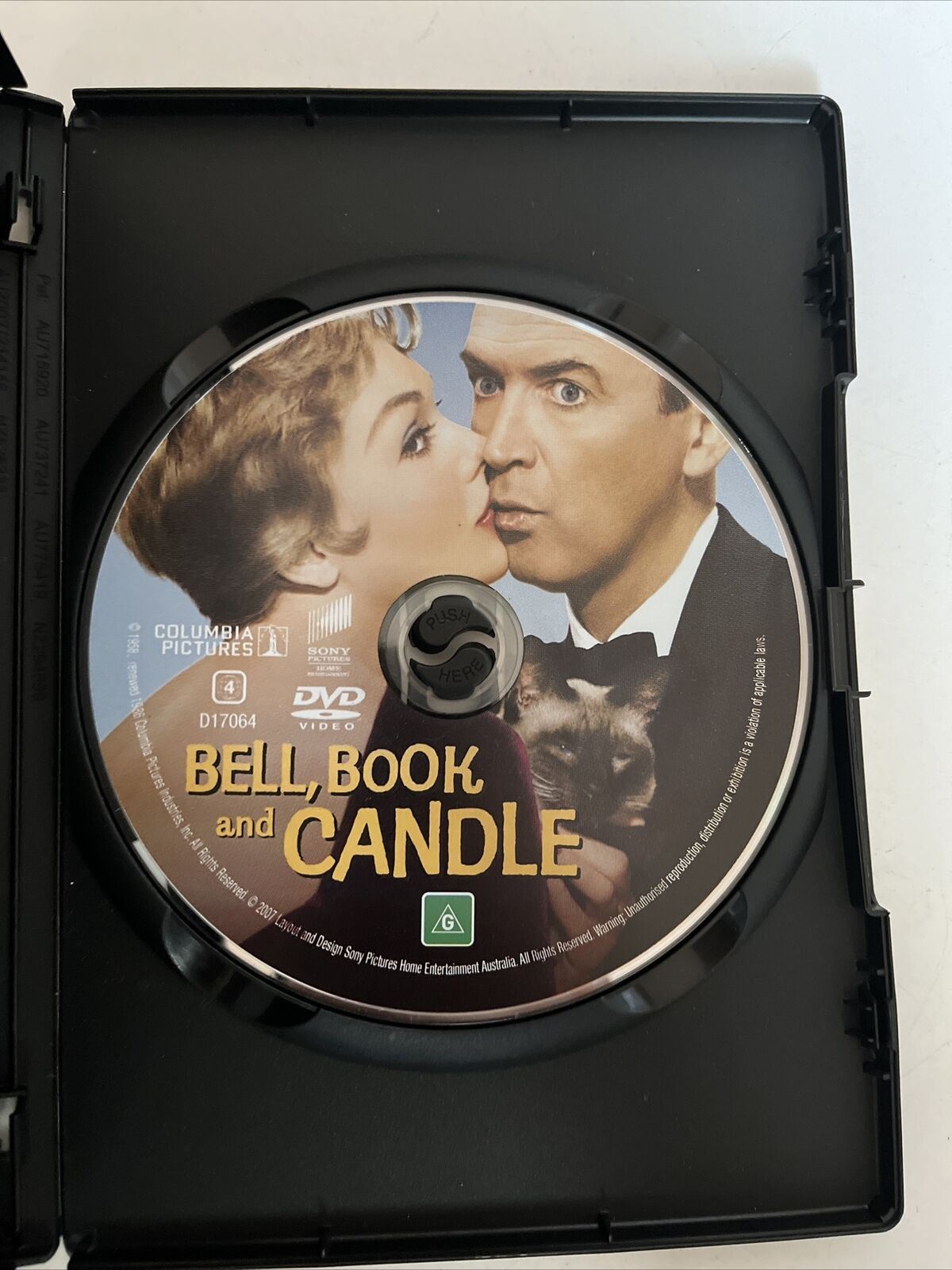 Bell, Book And Candle (DVD, 1958) James Stewart, Kim Novak, Jack Lemmon. Region4