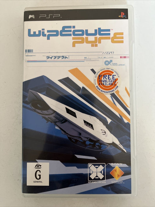 Wipeout Pure - Sony PSP Game Complete