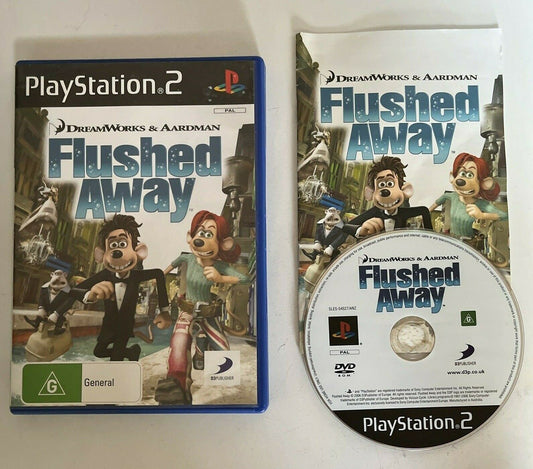 Flushed Away - PlayStation PS2 PAL Action Adventure Game with Manual