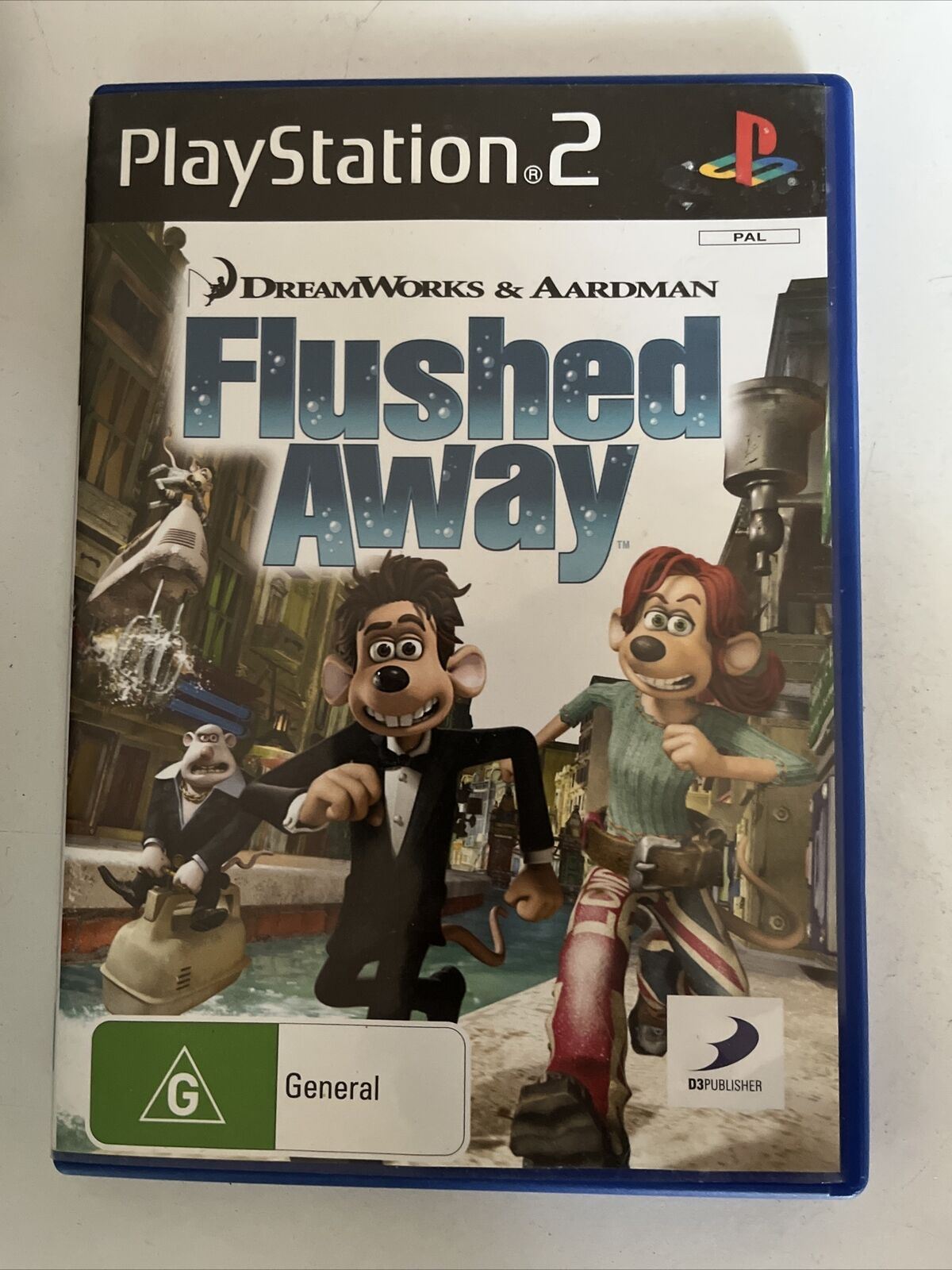 Flushed Away - PlayStation PS2 PAL Action Adventure Game with Manual