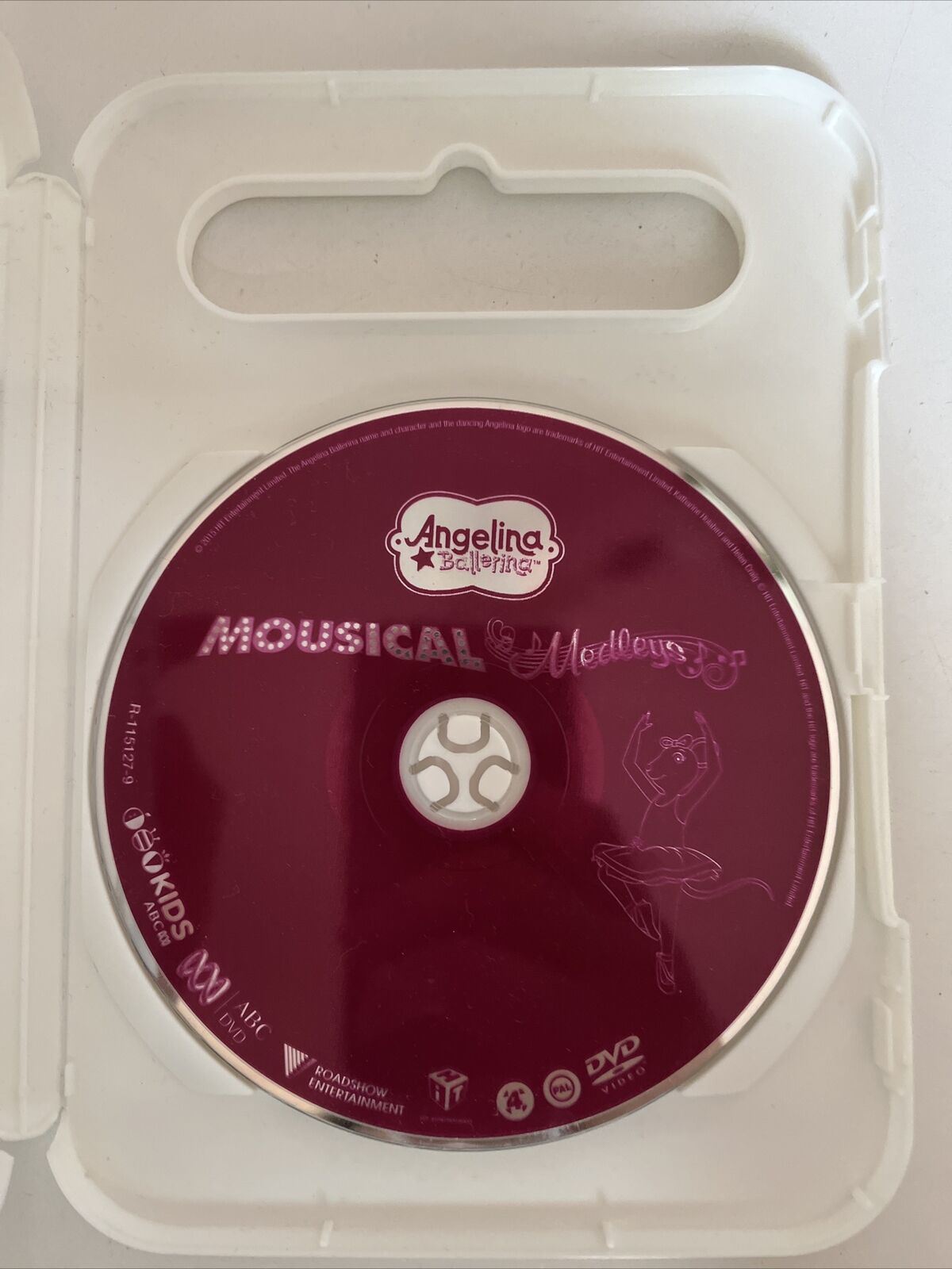 Angelina Ballerina - Mousical Medleys (DVD) ABC For Kids.  Region 4