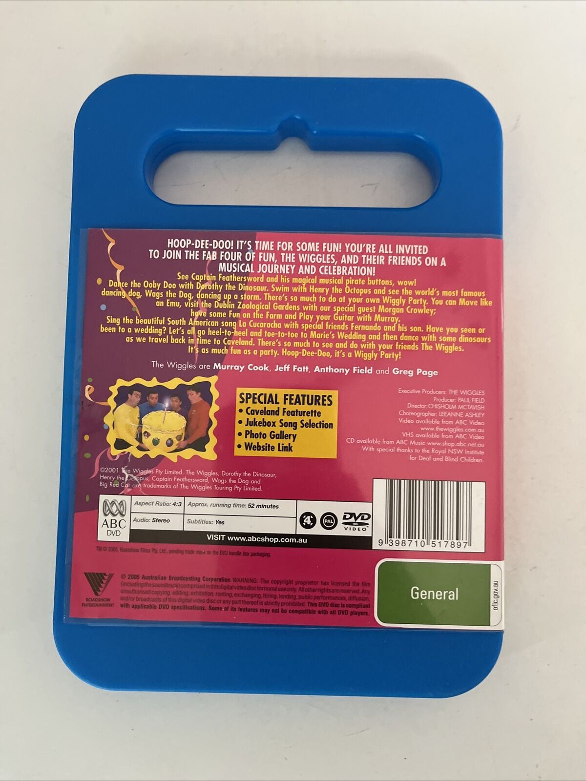 The Wiggles - Hoop-De-Doo It's A Wiggly Party! + Toot Toot (DVD, 2005, 2-Disc)