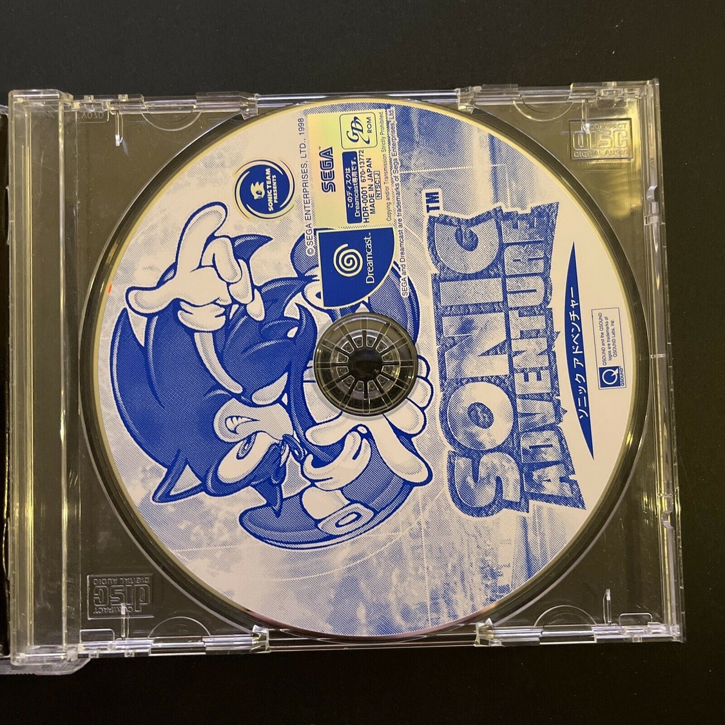 Sonic Adventure - Sega Dreamcast NTSC-J Japan Game Vintage Platformer