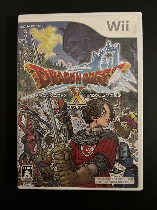 Dragon Quest X - Nintendo Wii NTSC-J Japan Square Enix J-RPG Game