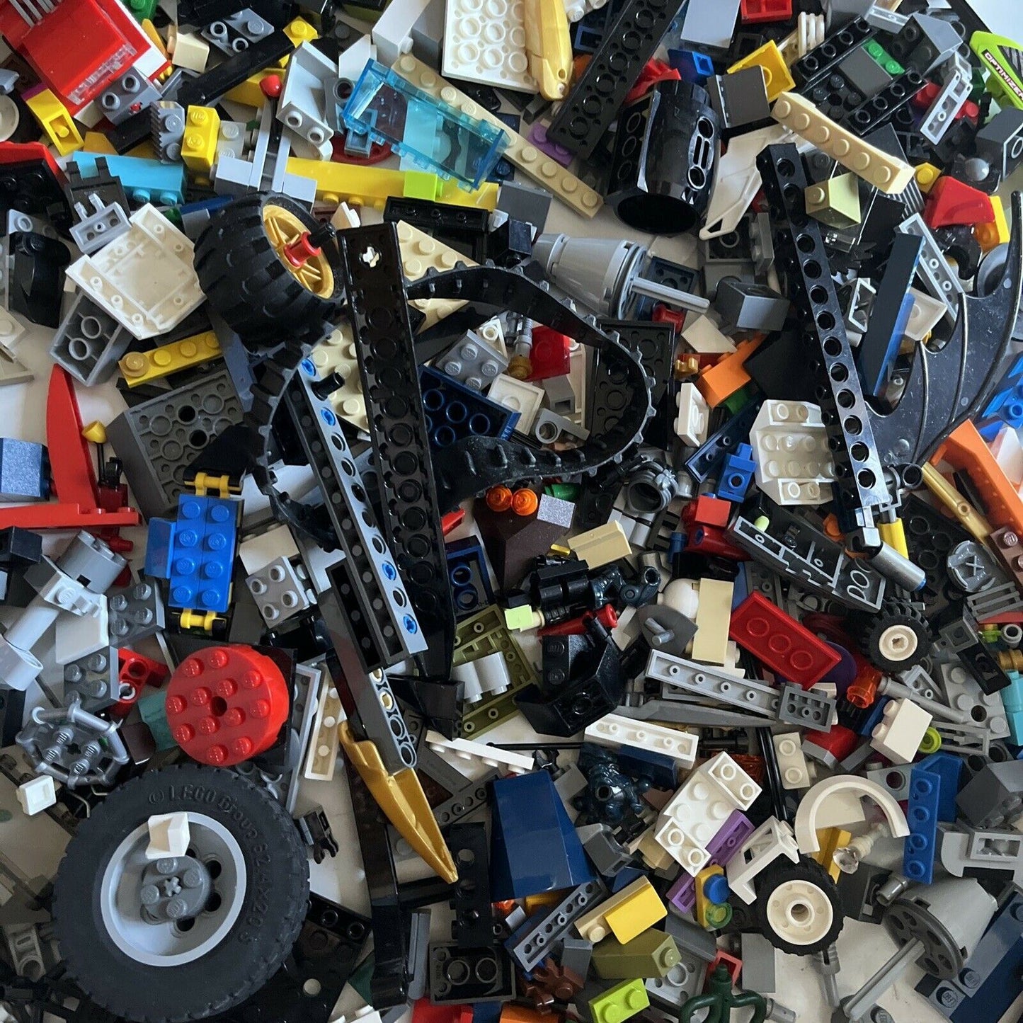 Lego Bulk Lot, Lego Technic Wheels, swords, parts, Assorted LEGO Approx 2.5kg