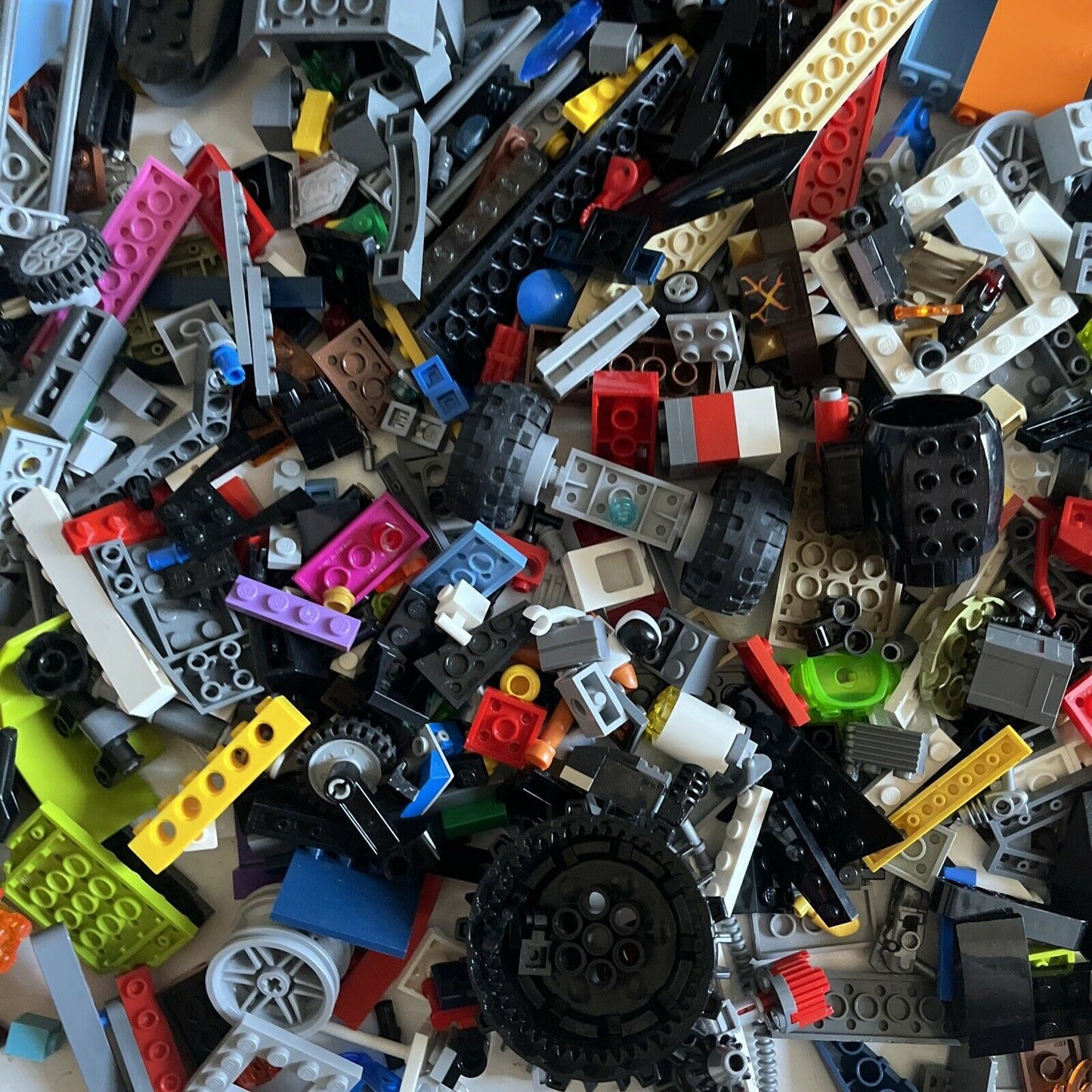 Lego Bulk Lot, Lego Technic Wheels, swords, parts, Assorted LEGO Approx 2.5kg