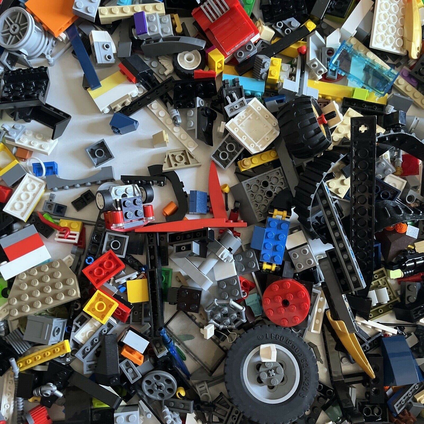 Lego Bulk Lot, Lego Technic Wheels, swords, parts, Assorted LEGO Approx 2.5kg