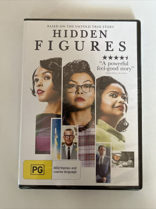 *New Sealed* Hidden Figures (DVD, 2016) Taraji P. Henson, Octavia Spencer