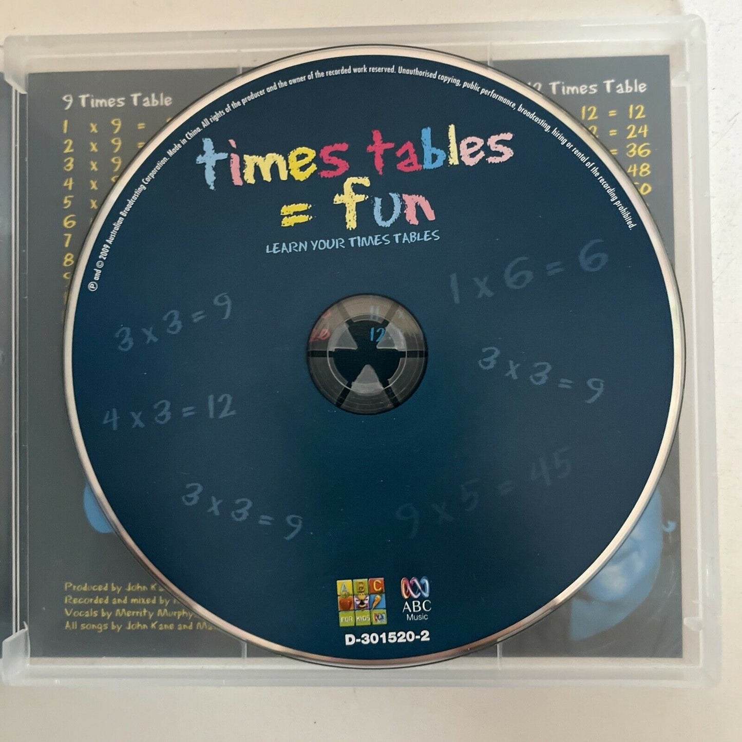 Times Tables = Fun - ABC For Kids (CD, Album)