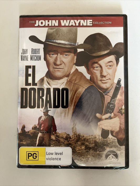 *New Sealed* El Dorado (DVD,1966) John Wayne, Robert Mitchum, James Caan Region4